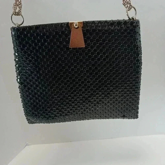 Whiting And Davis Mesh Metal Bag Black - Picture 2 of 9